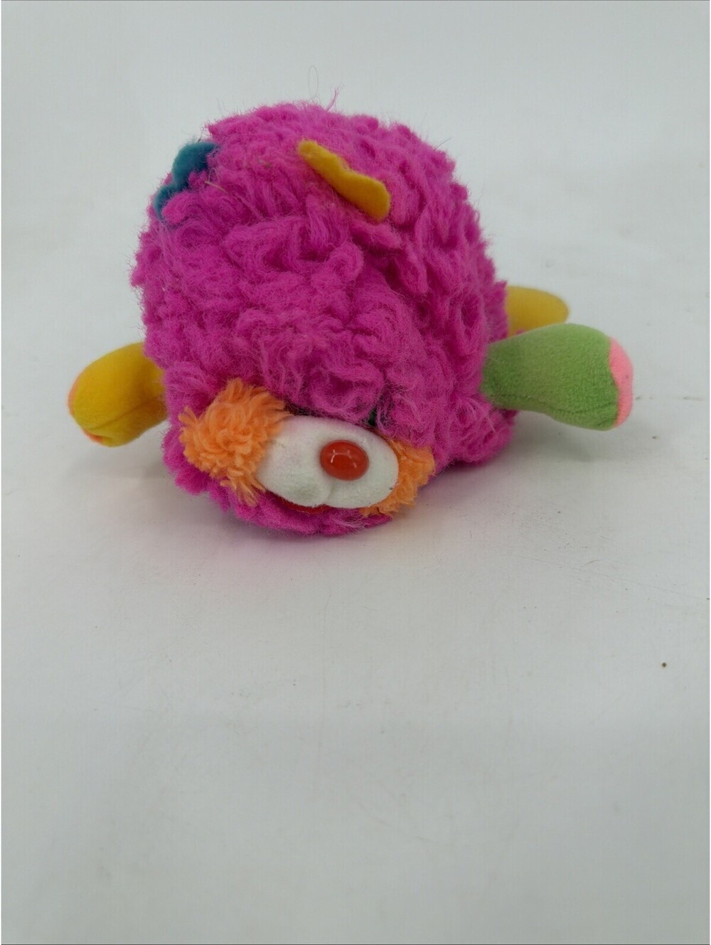 VTG 1986 Mattel Popples Multicolor Mini Pink Green Yellow Puffling
